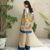 2 Pcs Lawn Stitched Printed Shirt And Trouser - Image 5